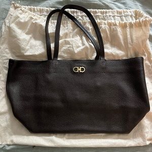 Brown Bice Salvatore Ferragamo Handbag Tote